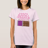 T-shirt Cadeau de chocolat d'opérateur radio de jambon (Devant)