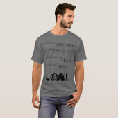 T-shirt Cadeau de citation de Loki (Devant entier)