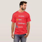 T-shirt Cadeau de citation de maths pour écolier (Devant entier)