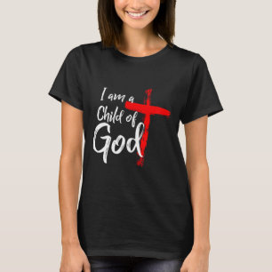 T-shirt Cadeau de citation de salut chrétien mignon Je sui