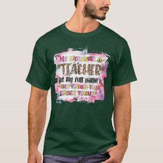 T-shirt Cadeau de citations d'enseignant
