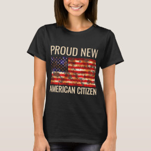 T-shirt cadeau de citoyenneté américaine fièrement
