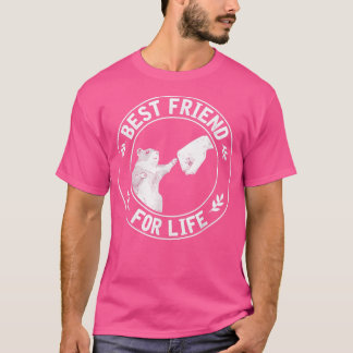 T-shirt cadeau de cobaye, meilleur ami à vie, cobaye