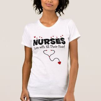 T-shirt Cadeau de coeur infirmière