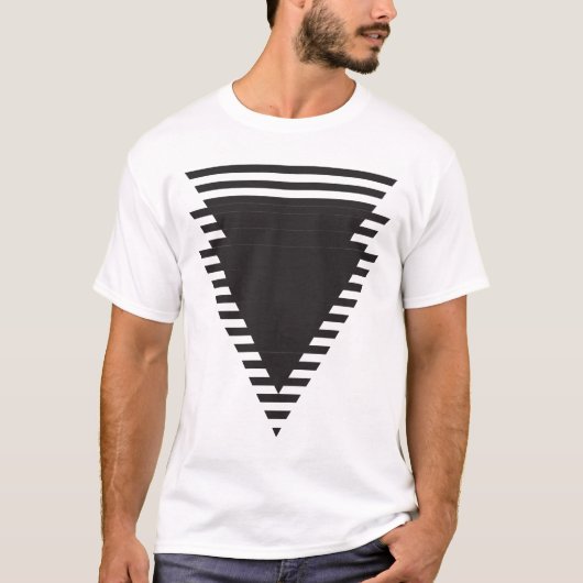 T-shirt cadeau de composition triangle (Devant)