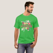 T-shirt Cadeau de conception de citation florale Yahweh (Devant entier)