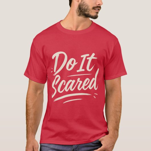 T-shirt Cadeau de conception de script motivationnel audac (Devant)