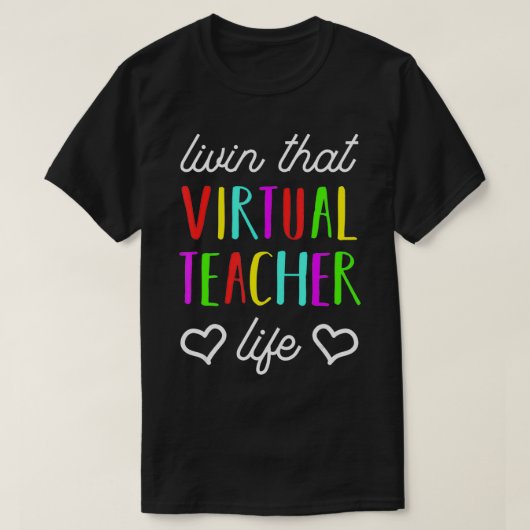 T-shirt Cadeau De Conception De Vie Pour Enseignant Virtue (Design devant)
