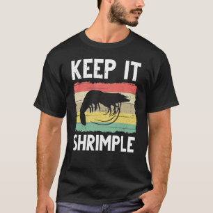 T-shirt Cadeau de crevette drôle pour hommes femmes pêche 