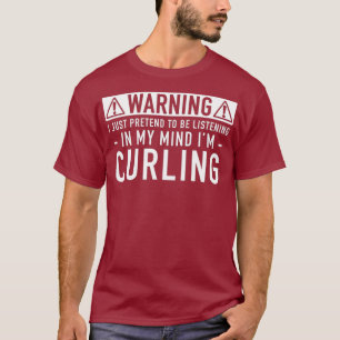 T-shirt Cadeau de curling