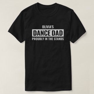 T-shirt Cadeau de danse personnalisé pour papa pour hommes