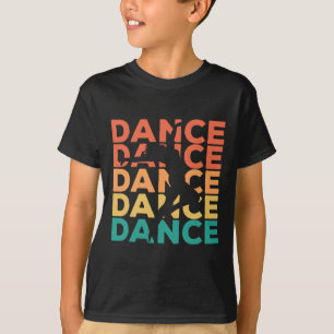 T-shirt Cadeau De Danse Vintage Rétro Pour Danseurs