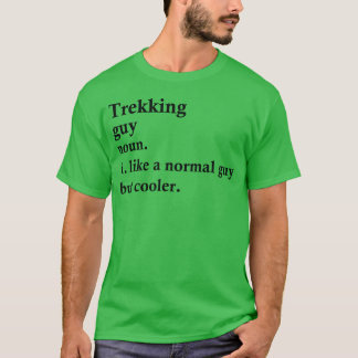T-shirt Cadeau de définition de camping drôle pour randonn