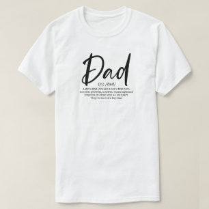 T-shirt Cadeau de définition de papa significatif pour pèr