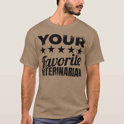 T-shirt Cadeau de devis vétérinaire (Devant)