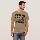 T-shirt Cadeau de devis vétérinaire (Devant entier)