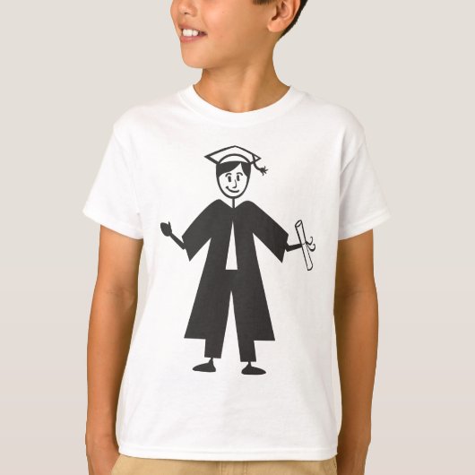 T-shirt cadeau de diplôme, diplômé de l'université, félici (Devant)