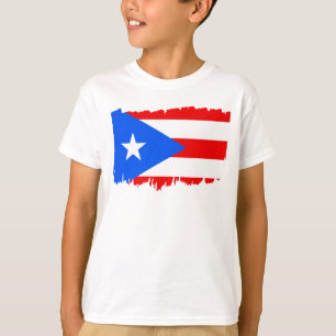 T-shirt Cadeau de drapeau de Porto Rico pour fan de footba