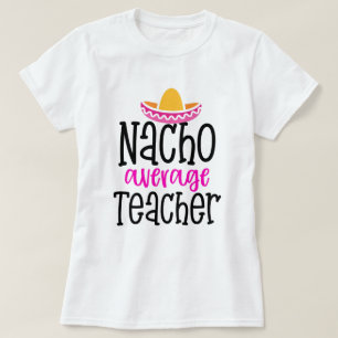 T-shirt Cadeau de enseignement d'énonciation drôle moyen