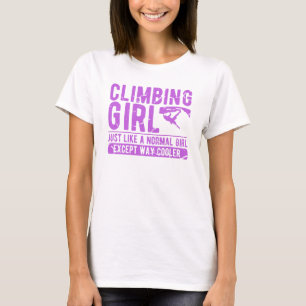 T-shirt Cadeau de Escalade féminin - Epineuse de rock fé