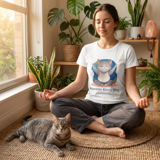 T-shirt Cadeau de femme maman professeur amateur de yoga d