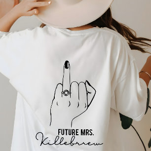 T-shirt Cadeau de fête de demoiselle d'honneur pour future