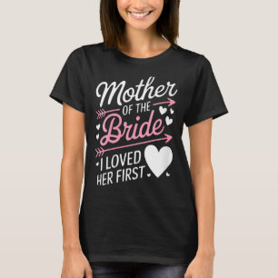 T-shirt Cadeau de fête de mariage pour femme, la mère de l