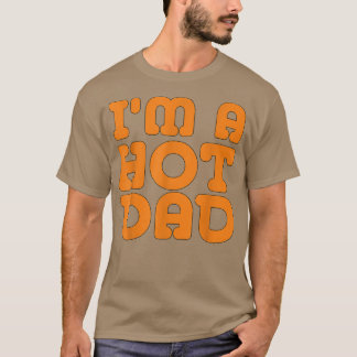 T-shirt Cadeau de Fête des pères de femme, papa chaud 