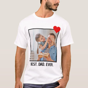 T-shirt Cadeau de Fête des pères personnalisée Meilleur pa