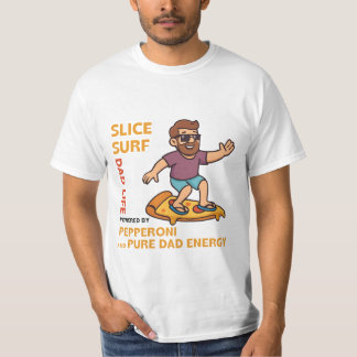 T-shirt Cadeau de fête des pères - Surf de tranche papa