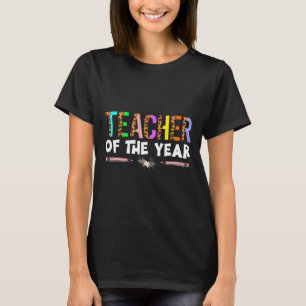 T-shirt Cadeau De Fête Du Professeur De L'Année Appreciati