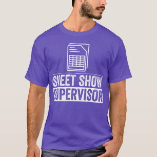 T-shirt Cadeau de feuille de calcul du superviseur de spec