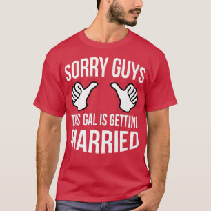 T-shirt Cadeau de fiançailles de l'équipe de poule de fête