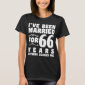 T-shirt Cadeau de fiançailles pour 66 ans de mariage (Devant)