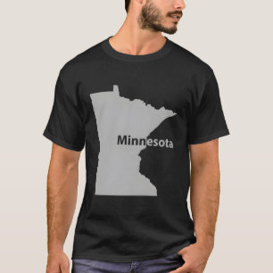 T-shirt Cadeau de fierté de l'État du Minnesota carte