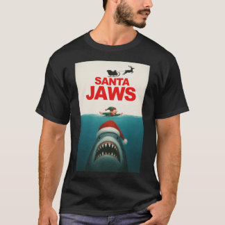 T-shirt cadeau de fille aux dents de Santa