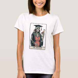 T-shirt Cadeau de fin d'études drôle de squelette diplômé