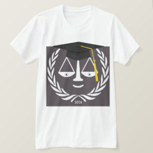 T-shirt Cadeau de fin d'études en droit
