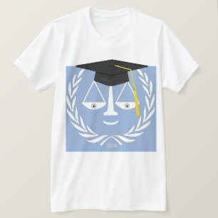 T-shirt Cadeau de fin d'études en faculté de droit