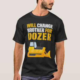 T-shirt cadeau de garçon d'anniversaire de bouteur
