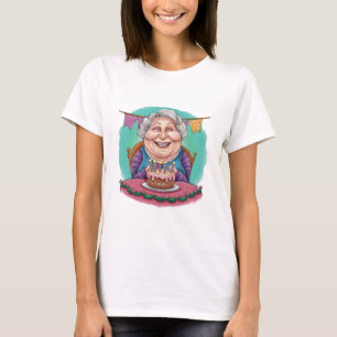 T-shirt Cadeau de gâteau d'anniversaire de grand-mère mign