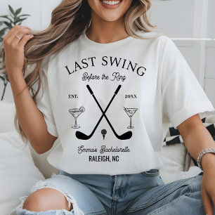 T-shirt Cadeau de golf personnalisé pour l'enterrement de