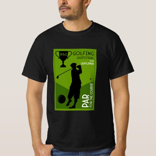 T-shirt Cadeau de golf Vintage (Devant)