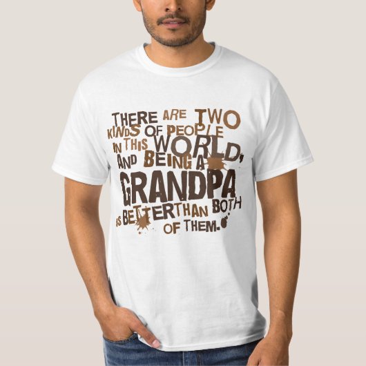 T-shirt Cadeau de grand-papa (drôle) (Devant)
