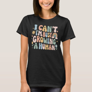 T-shirt Cadeau de grossesse : Je ne peux pas, je suis occu