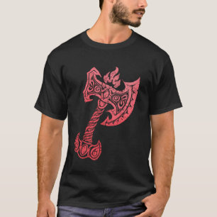 T-shirt Cadeau de guerrier à hache Viking Berserker Mythol