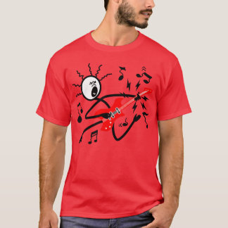 T-shirt Cadeau de guitariste Wild Rock