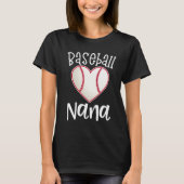 T-shirt Cadeau de jeu de baseball de la grand-maman des (Devant)