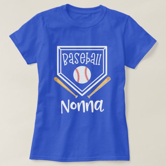 T-shirt Cadeau de jeu de baseball de la grand-maman des (Design devant)