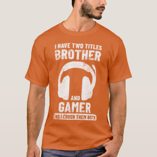 T-shirt Cadeau de jeu pour frère gamer